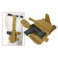 Deluxe Adjustable Drop Leg Tactical Holster - Coyote Brown